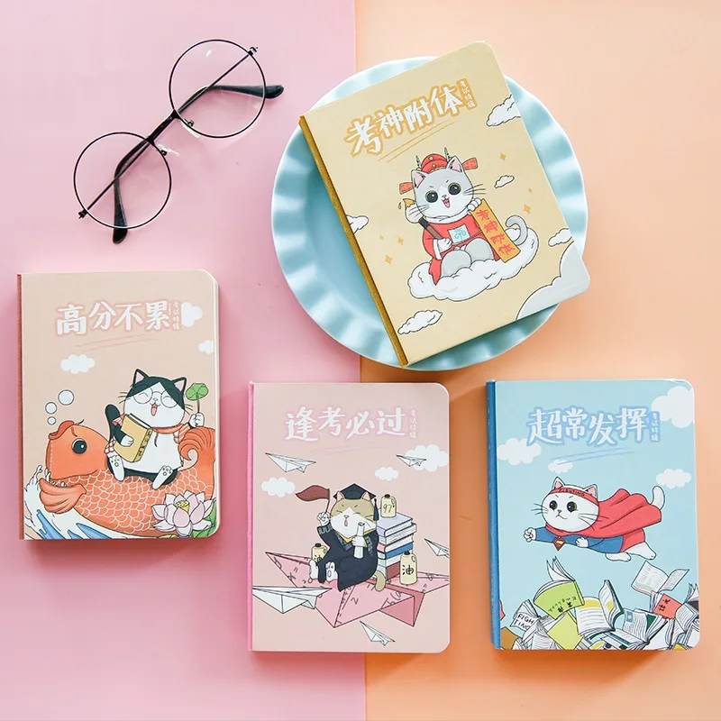 

Cartoon cat Creative Korean Real Life Series Cute Notebook Cartoon Note Book Small School Supplies For Kids
