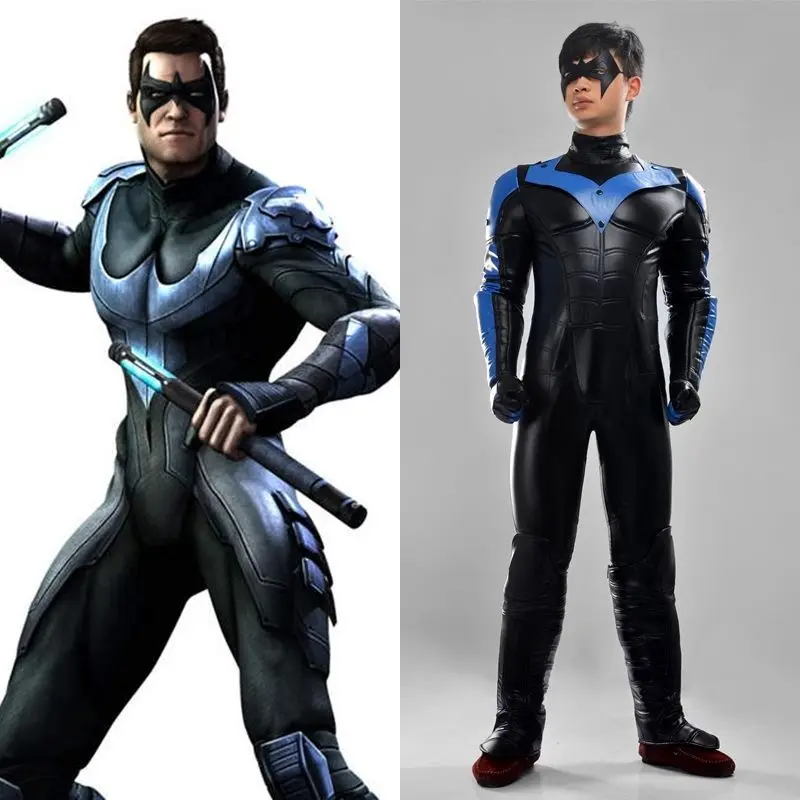 Young Justice S2 Nightwing Uniform Jumpsuit Cosplay Young Justice S2 ...