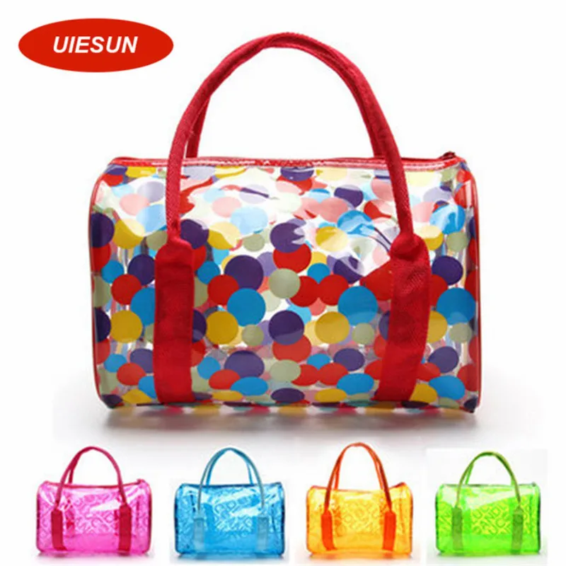 Fashion New Jelly Candy Colors Clear Transparent Handbag Tote Shoulder