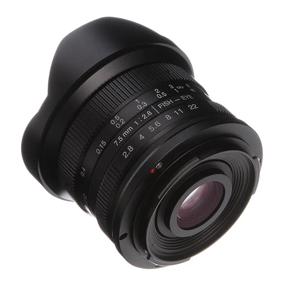 7artisans 7 5 мм f2.8 объектив с ручной фокусировкой и широким углом для фотоаппаратов