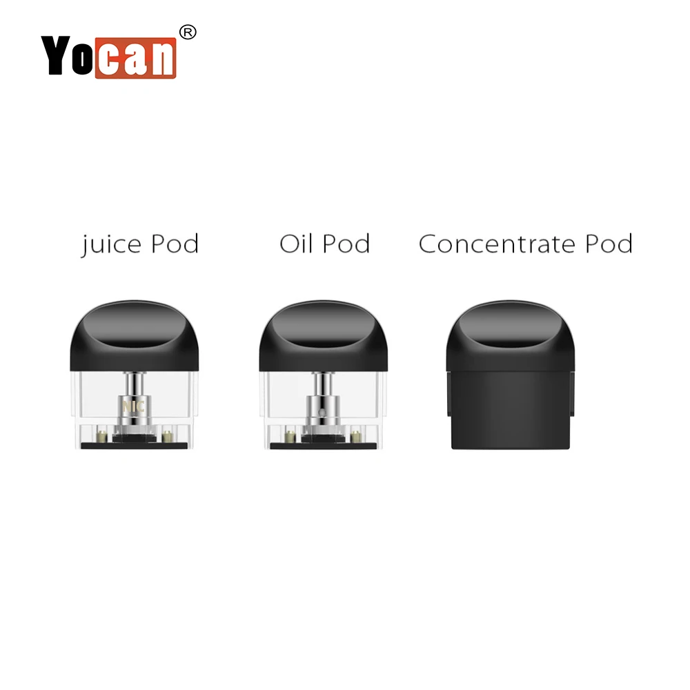 Оригинальный Yocan Evolve 2 0 Pod Vape KIT встроенный аккумулятор 650 мАч и керамическая