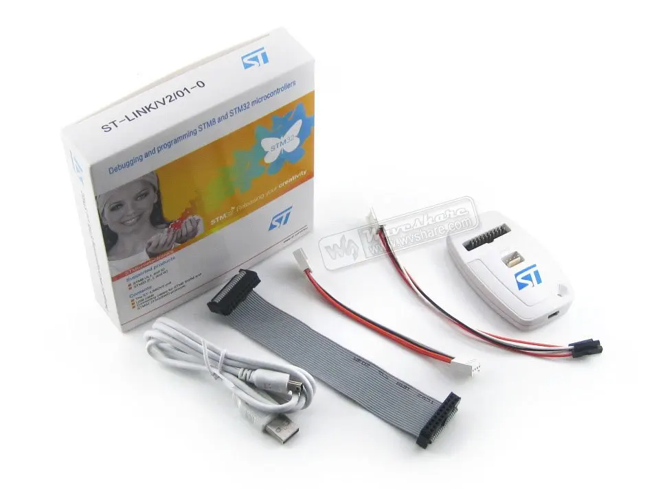ST-Link V2 Stlink St Link V2 Stlink STM32 STM8 MCU USB JTAG In-circuit Debugger/Programmer/Emulator = ST-LINK/V2 (CN) ST-Link V2 Stlink St Link V2 Stlink STM32 STM8 MCU USB JTAG In-circuit Debugger/Programmer/Emulator = ST-LINK/V2 (CN)
