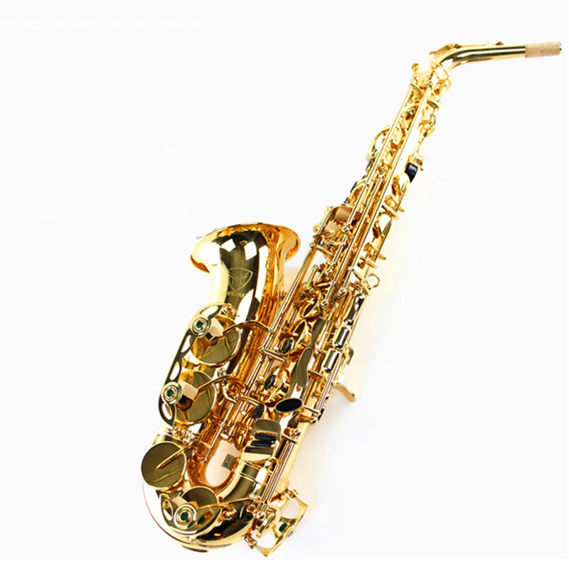 

Alto Eb Falling Tune E Sax Wind Instrument Saxophone copper Gold Lacquer saxofone Saxe alto Professional Musical Instrument