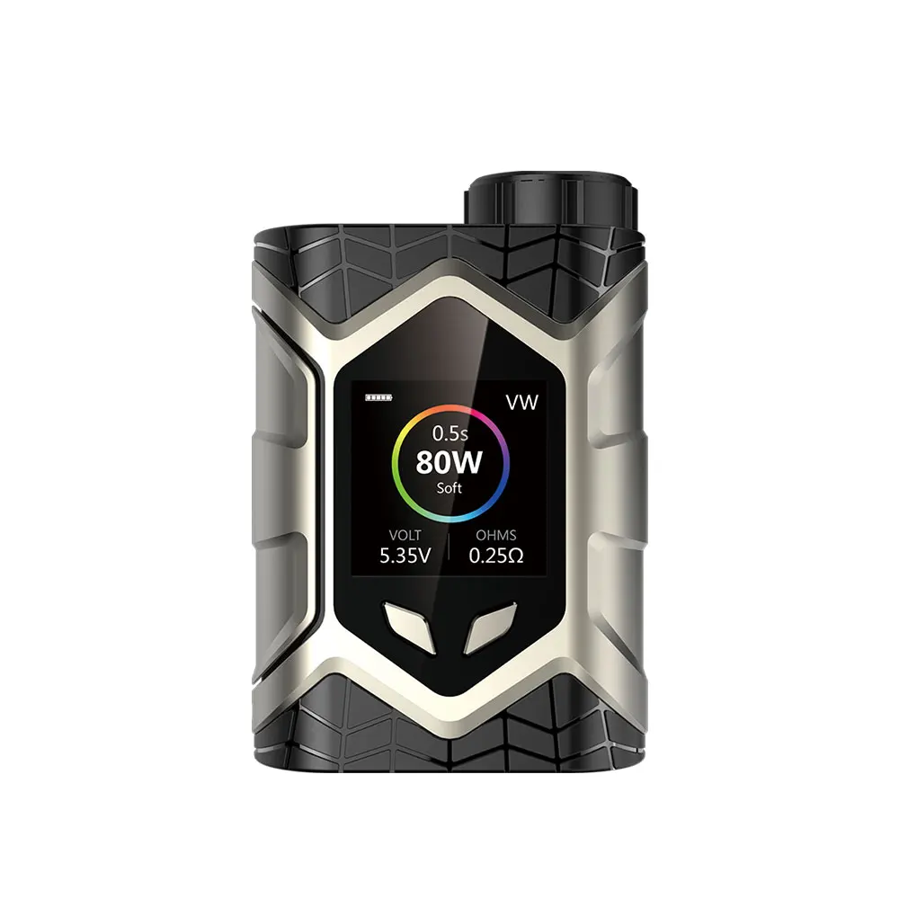 E cigarette MOD Authentic Wall Crawler 80W TC Box Mod 18650 Battery Temperature Control box mod Fit Frogman Tank 510 Thread Vape E cigarette MOD Authentic Wall Crawler 80W TC Box Mod 18650 Battery Temperature Control box mod Fit Frogman Tank 510 Thread Vape