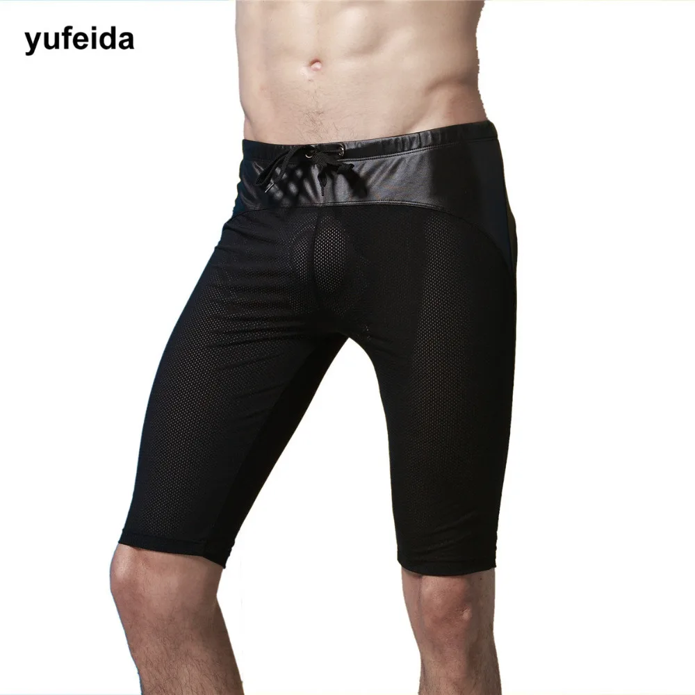 YUFEIDA Men's Underwear Breathable Boxer Male Long Boxers Shorts Homme