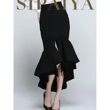 SIPAIYA, Женская юбка-Русалка с разрезом, Новое поступление, модные юбки-трубы, элегантная офисная одежда, женские вечерние юбки Saia
