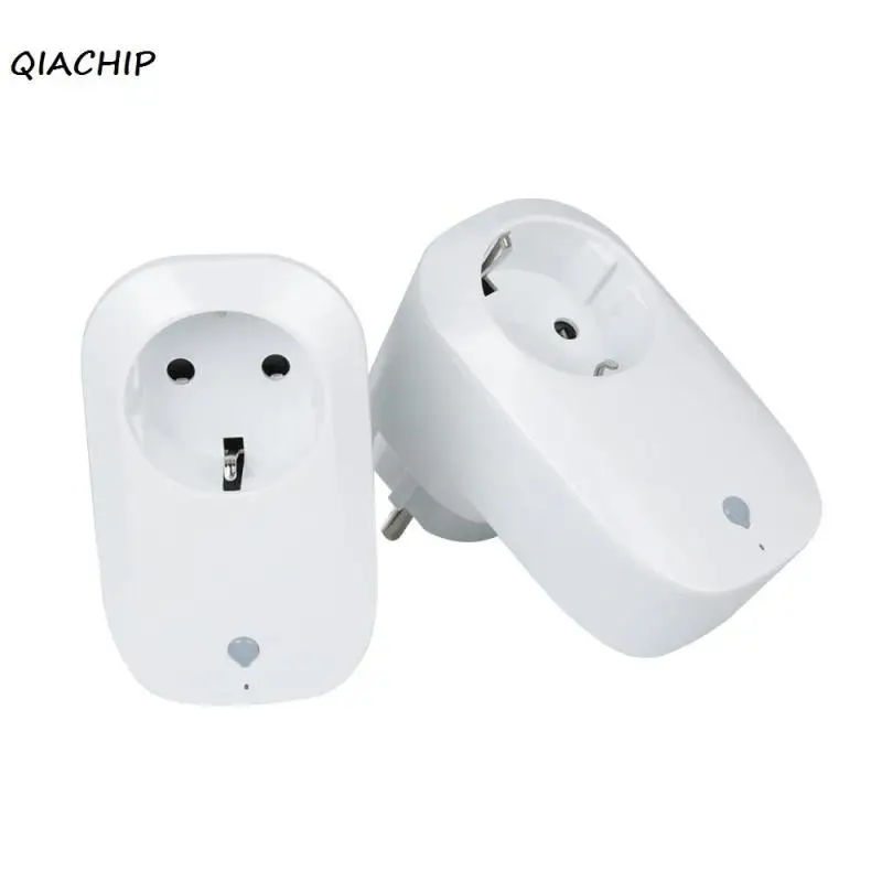 

2 Pcs EU WiFi Smart Plug Mini Smart Socket Work with Amazon Alexa Google Home Schedule Function App Control Electric Appliance