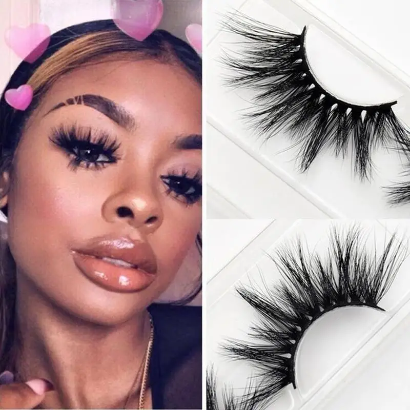 

100% 3d Mink Eyelashes Extra Length 25mm Lashes 3d Eyelashes Big Dramatic Volumn Eyelashes Crisscross False Eyelash