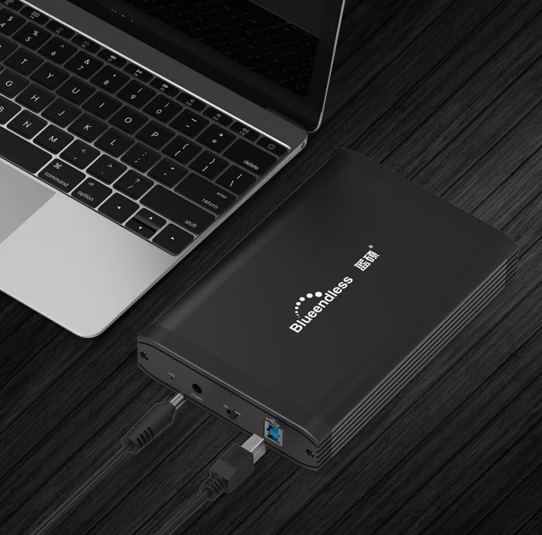 hdd ssd cases suit 3.5'' 2.5'' Type C  USB A usb 3.0 to sata hard disk caddy aluminum hard disc enclosure with 12V 2A AC power hdd case  (17)