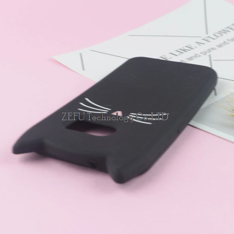 3D милый японский блестящий чехол с бородатым котом для samsung Galaxy S3 Neo S5 S6 S7 Edge S8 S9 Plus S10e S10 Lite милый мягкий чехол