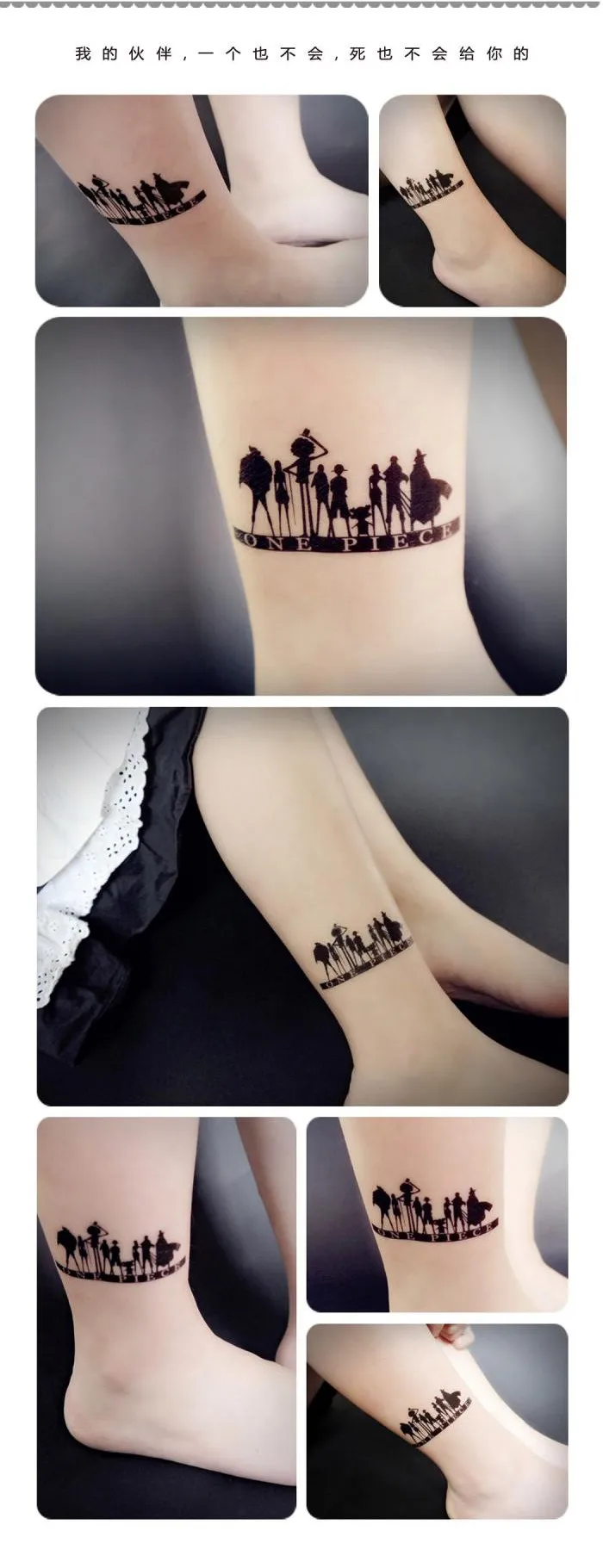 One Piece Cosplay Animation Cartoon Logo Tatoo Tattoo Sticker Stickers Stickers Cartoon Stickersanimal Cartoon Sticker Aliexpress