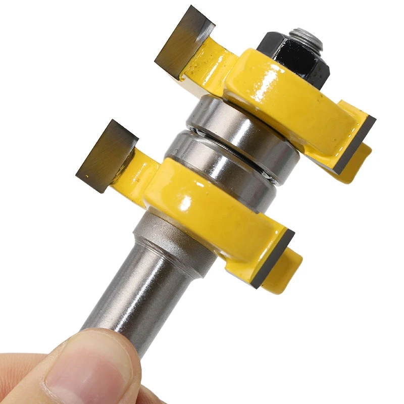 1/2" Shank Matched Tongue and Groove Router Bit- 2 pc. Set w/ Set Wood Milling Cutter flooring knife