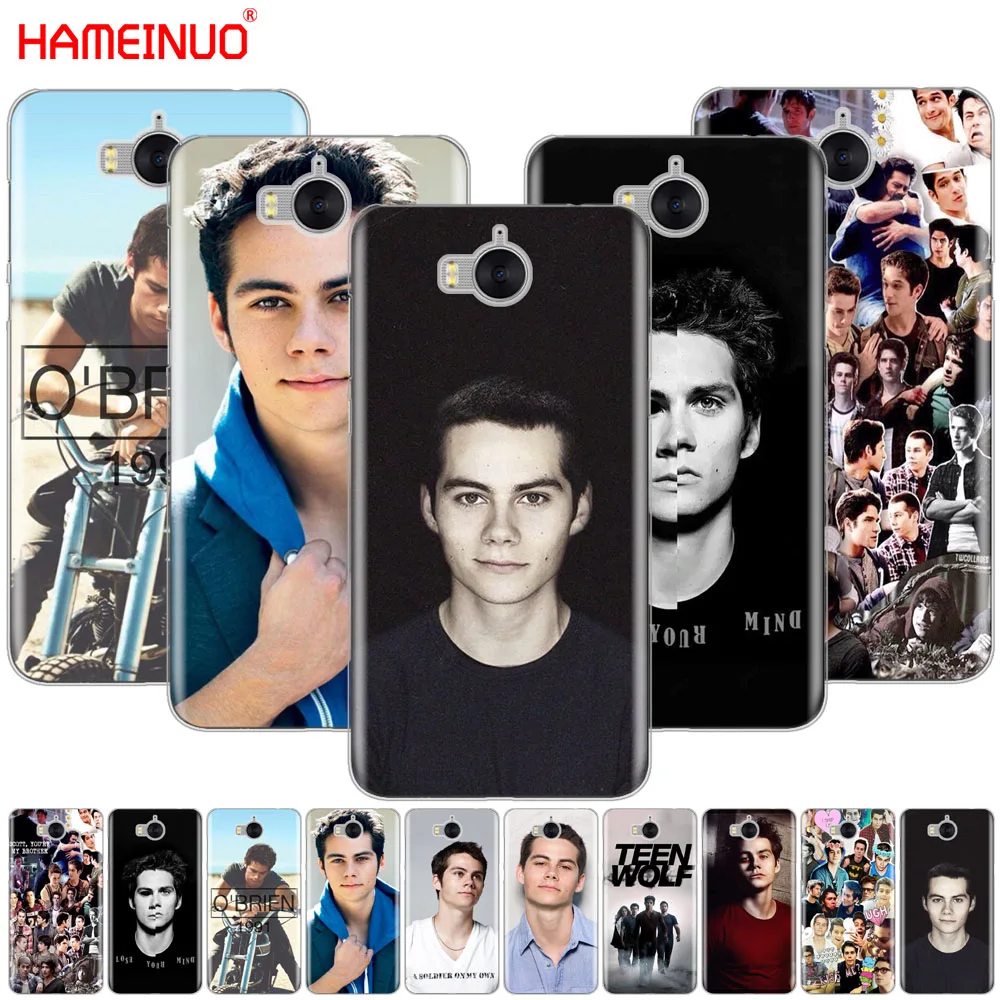 

HAMEINUO Dylan O'Brien Teen Wolf cell phone Cover Case for huawei honor 3C 4X 4C 5C 5X 6 7 Y3 Y6 Y5 2 II Y560 2017