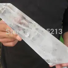 Ddh00786 большой природный прозрачный кристалл кварца ТОЧКА исцеления длинные 18 см Вес 350 г