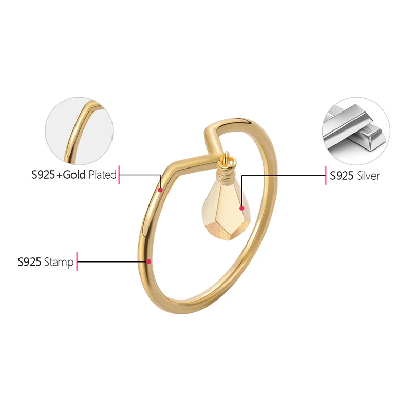 Lotus Fun реальные 925 серебро ручной работы Fine Jewelry минималистский Стиль Творческий