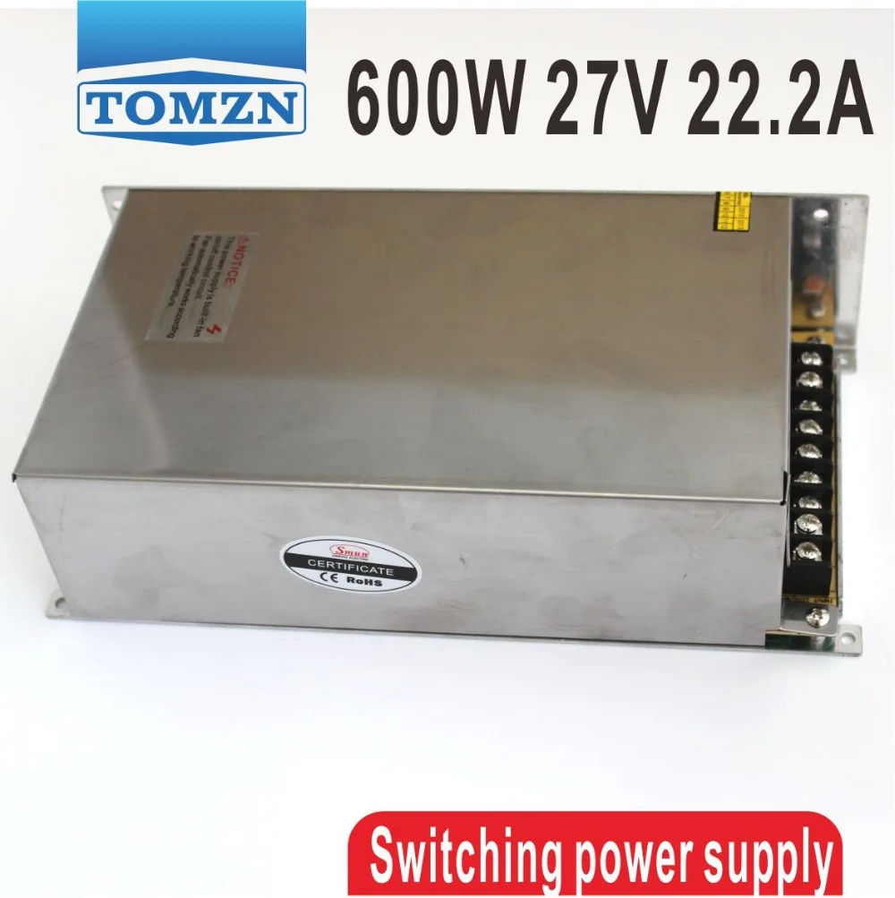 

600W 27V 22.2A 220V input Single Output Switching power supply AC to DC