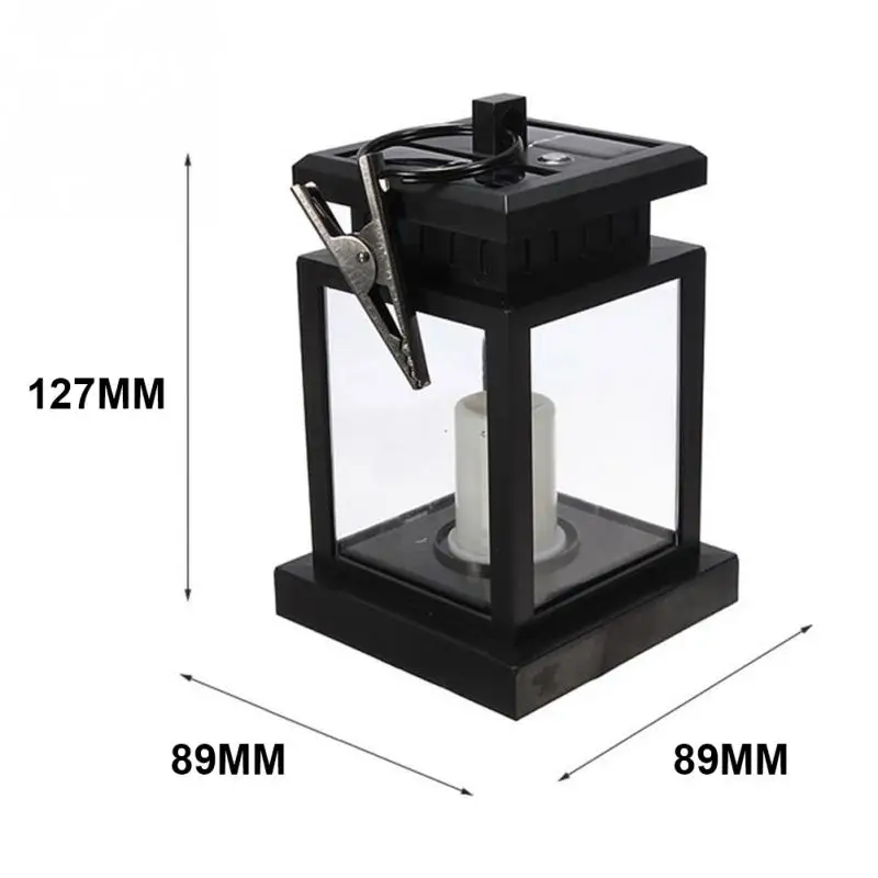 1 шт. классический открытый солнечной Мощность желтый светодиодный свет свечи