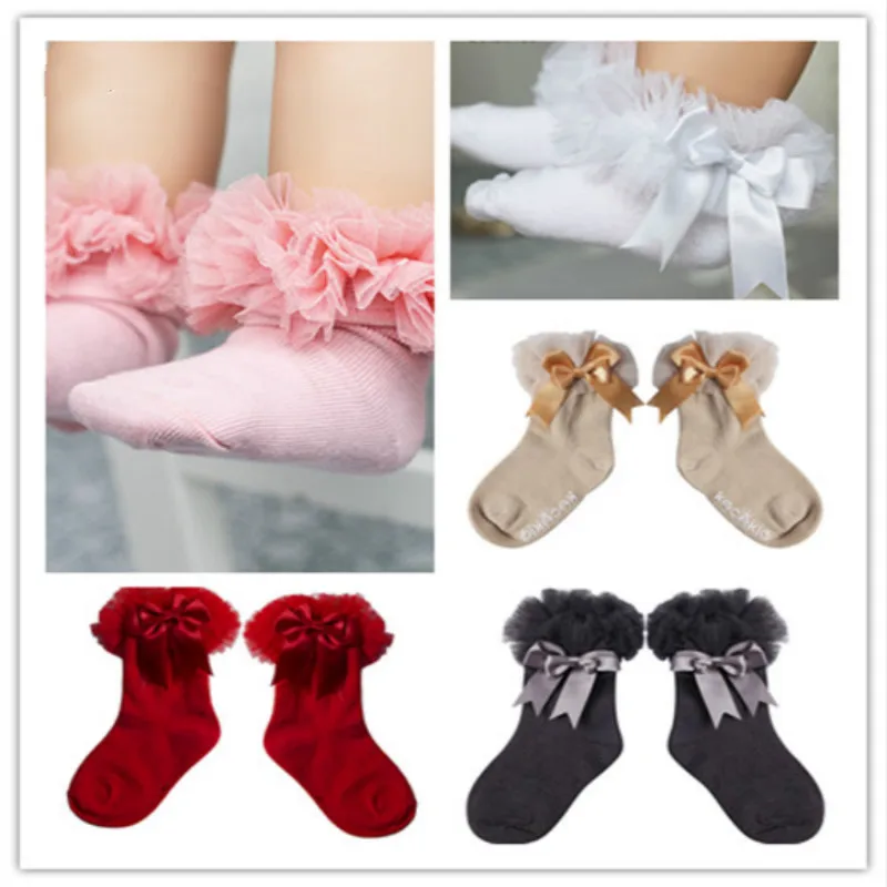 Floral Baby Girls Kids Princess Cotton Short Socks Super Bowknot Lace Ruffle Frilly Trim Ankle Socks 0-6T Floral Baby Girls Kids Princess Cotton Short Socks Super Bowknot Lace Ruffle Frilly Trim Ankle Socks 0-6T
