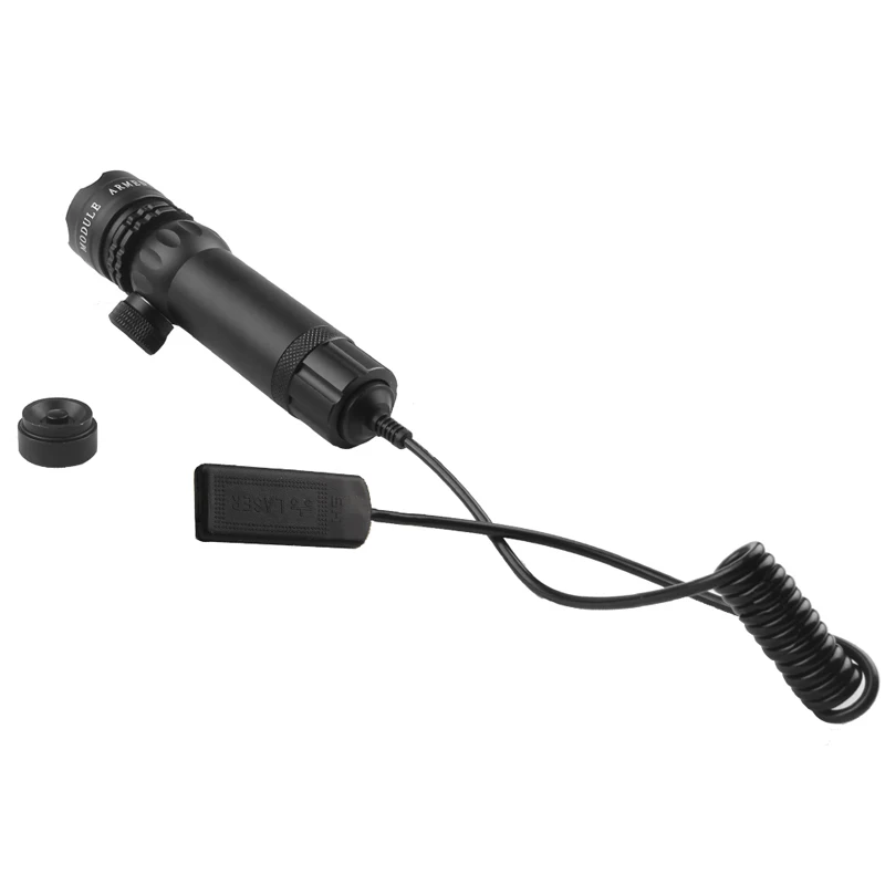 Adjustable Green Laser Sight With Mount & Remote Pressure Switch 3-1G-12