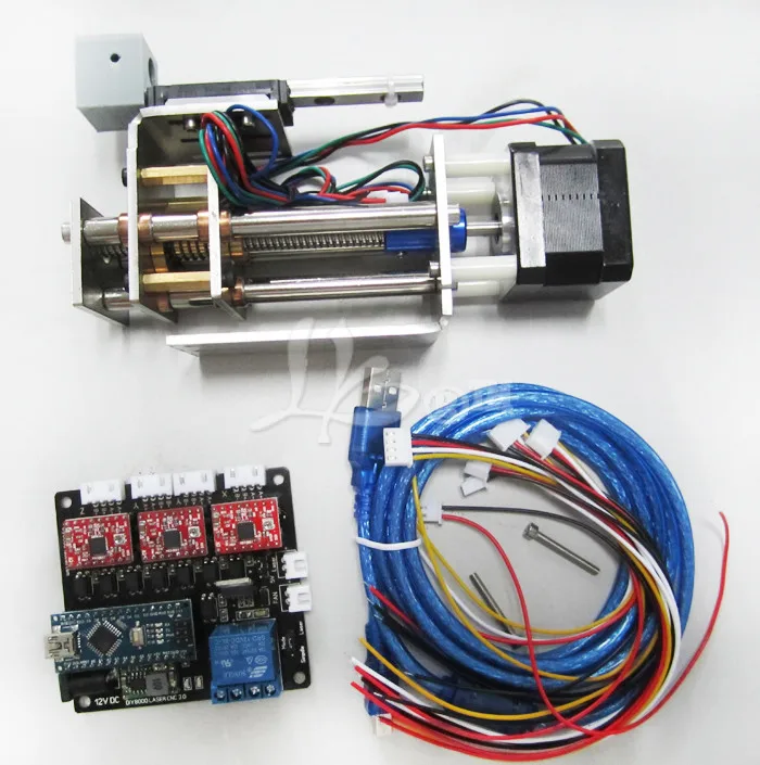 DIY плоттер suite LY dps-01 лазерной гравировки преобразовать в 3 оси с ЧПУ модель DIY z оси платформы слайдов люкс с ручка, зажим