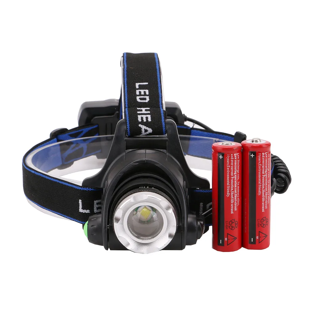 3 Modos LEVOU farol Farol de Alumínio cabeça 5000lm T6 zoom lanterna lâmpada de cabeça ajustável 18650 bateria luz da frente