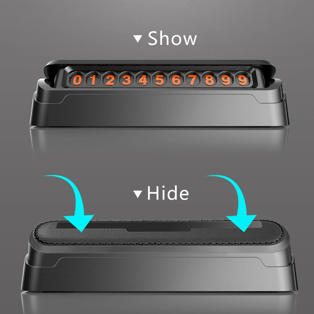 Скрытая Автомобильная Временная парковочная карта, поддельная кожа, текстура телефона, номерная табличка, автомобильные наклейки, Аксессуары для автомобилей, подарки