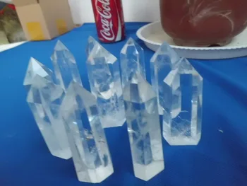 

10 Natural Clear Quartz Crystal Points Healing