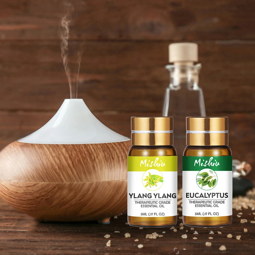 5ml Pure Natural Plant Massage Essential Oils Aromatherapy Lavender Lemon Peppermint Jasmine Rosemary Tea Tree Fennel Orange