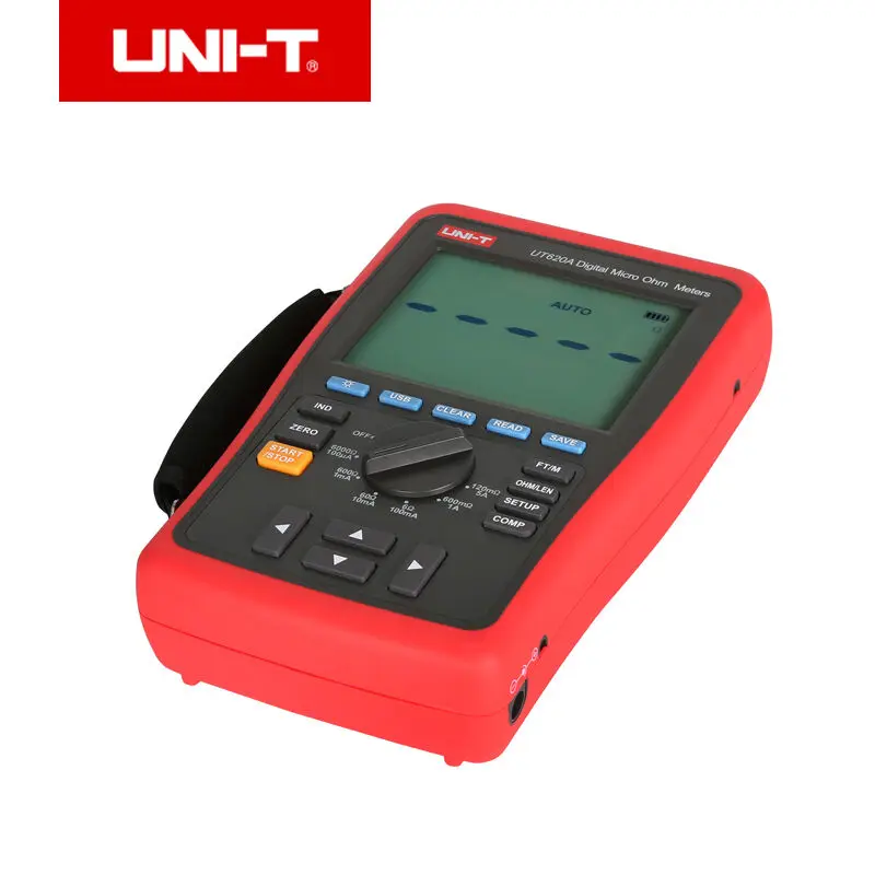 UNI T UT620A Digital Micro Ohm Meter; Manual Range DC Low Resistance
