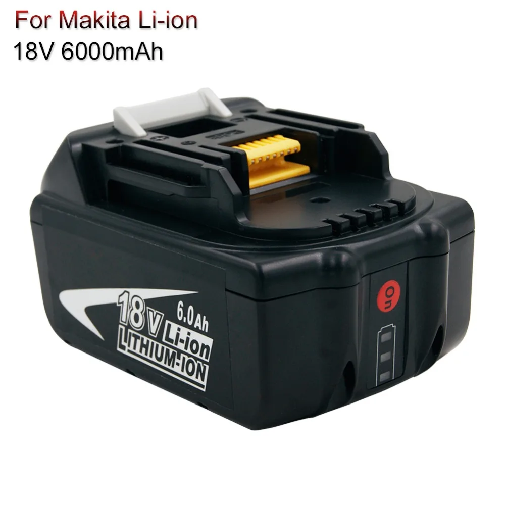 

Durable Cordless Power Tools Replacement Battery 6000mAh Li-ion with LED for Makita 18V Battery BL1830 BL1840 BL1850 BL1860