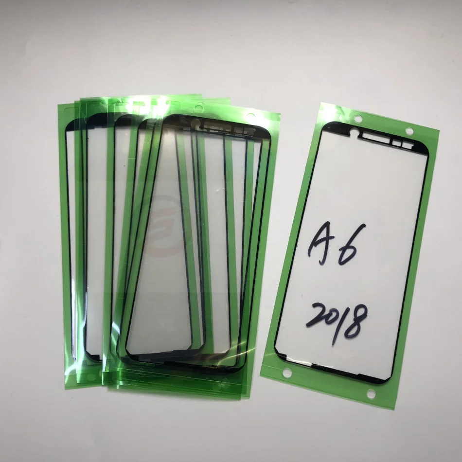 

10pcs/lot A6 LCD Screen Front Frame 3M Adhesive Glue Sticker Tape For Samsung Galaxy A6 2018 A600 A600F SM-A600