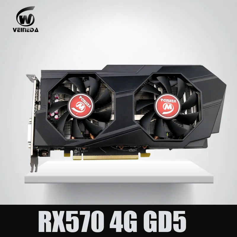 Video Card Computer Veineda RX 570 4G push GTX 1060