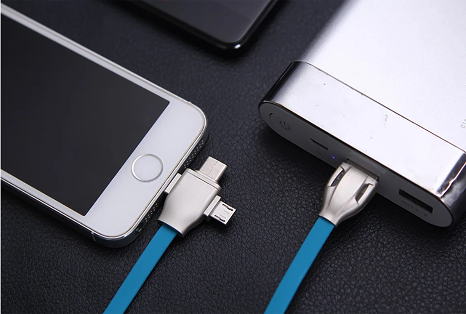 NOHON 3 in 1 USB Cable 8 Pin Micro USB Type C Cable For iPhone 8 7 Plus X XS MAX XR Fast Charging For Samsung Android Phone Cord (19)