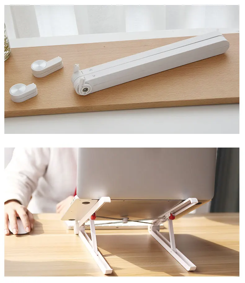 Регулируемая Складная подставка для ноутбука для Macbook Pro Air Stand настольная подставка для ноутбука поддержка подъемного излучающего портативного компьютера держатель