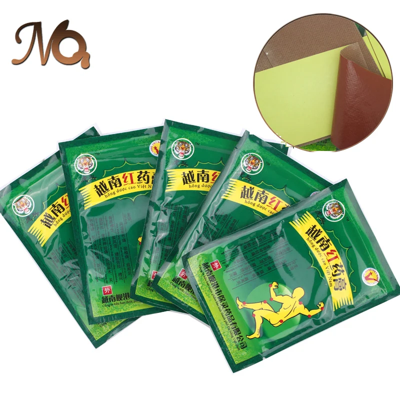 Вьетнамские красные пластырь Tiger Balm боли в мышцах 40/80/120/200 шт. обезболивающие