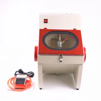 High pressure press-in type sandblaster powerful sand blasting unit dental lab equipment recyclable sandblaster dental lab equiments dental hydraulic press for dental restoration denture molding press unit with pressor