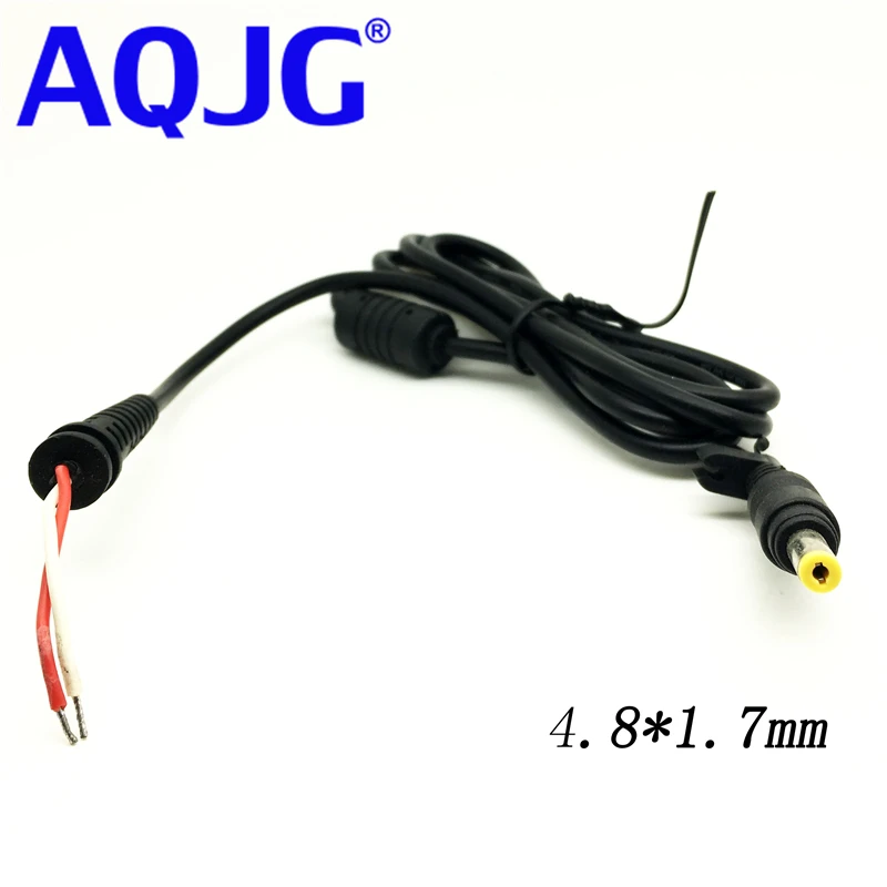 

10pcs DC Jack 4.8*1.7mm / 4.8x1.7mm Bullet shape DC Power Charger Plug Cable Connector for HP Laptop adapter AQJG