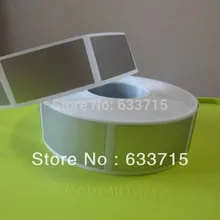 23 мм* 42 мм серебряные царапины этикетки USD 30,6/1000 штук