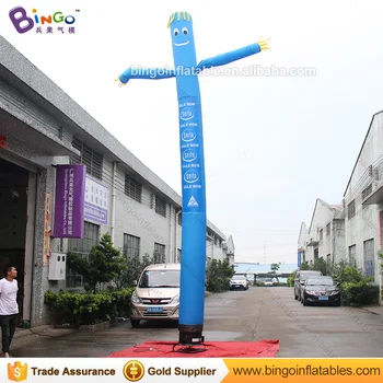 

Personalized 23 feet blue inflatable sky tube / sky tube blower / 7 meters sky tube for decoration toys