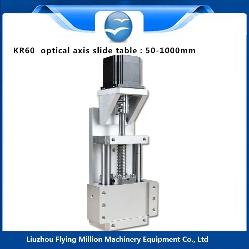 

Linear Actuator system Linear Module Table 50-1000mm travel length CNC Guide 1605 Ballscrew Sliding Table KR60