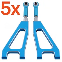 5 пар/лот, HSP 860002, обновленные детали для 1:8, RC модель автомобиля, передняя Верхняя подвеска, рычаг грузовика, обновленные части, CNC