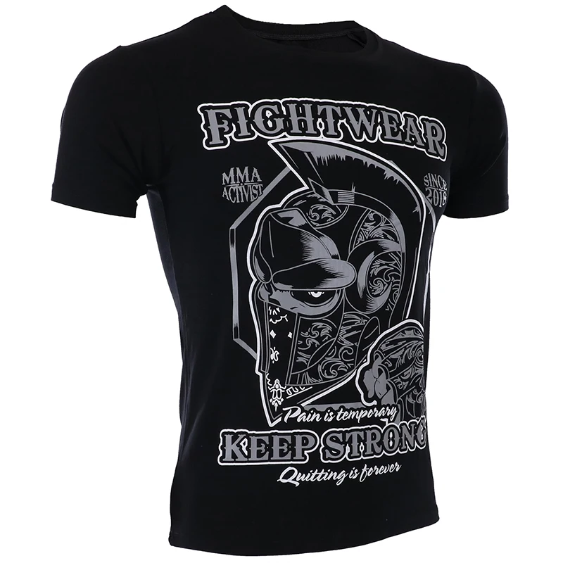Компрессионные футболки ROLLHO MMA Rashguard мужские быстросохнущие боксерские рубашки с