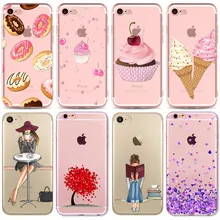 Colorful Donuts Macaron Phone Cases For iphone 7 8 7plus 6 6S 5 5S SE 8plus