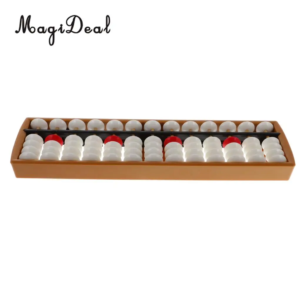 13 Rods Plastic Beads Abacus Soroban Calculating Tool Educational Toy for Kids Children Adult Math Toy 6Colors