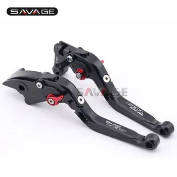 

For HONDA CBR 600RR 2003 2004 2005 2006 Black Motorcycle Adjustable Folding Extendable Brake Clutch Levers logo CBR600RR
