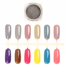 Makartt 1 г мкм Chrome Зеркало Глиттеры для ногтей лазерной Цвет голографические Светоотражающие ногтей пигмент Холо эффект зеркальный блеск d1222