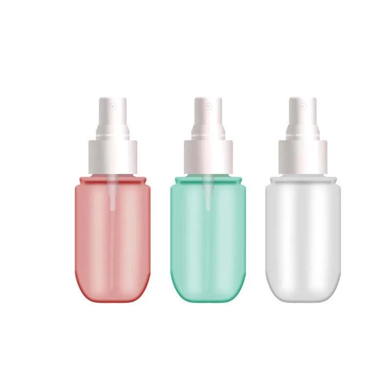 

High Quality Plastic Travel Portable Spray Sunscreen Toner Remover Water Bottle Small Cosmetic Containers Cream Lotion Bottle
