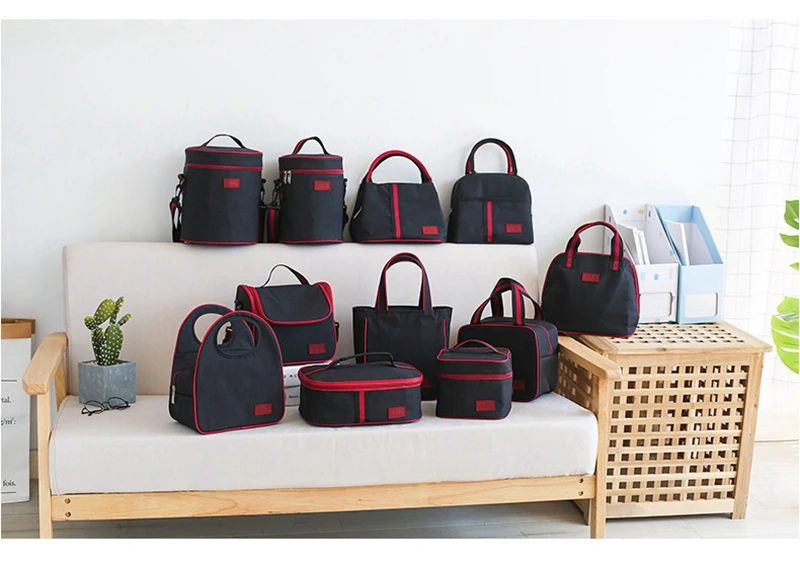 Новая модная сумка для обеда, термоизолированная сумка для женщин и детей, Повседневная сумка-холодильник для путешествий, Термосумка для пикника, толстая и теплая сумка