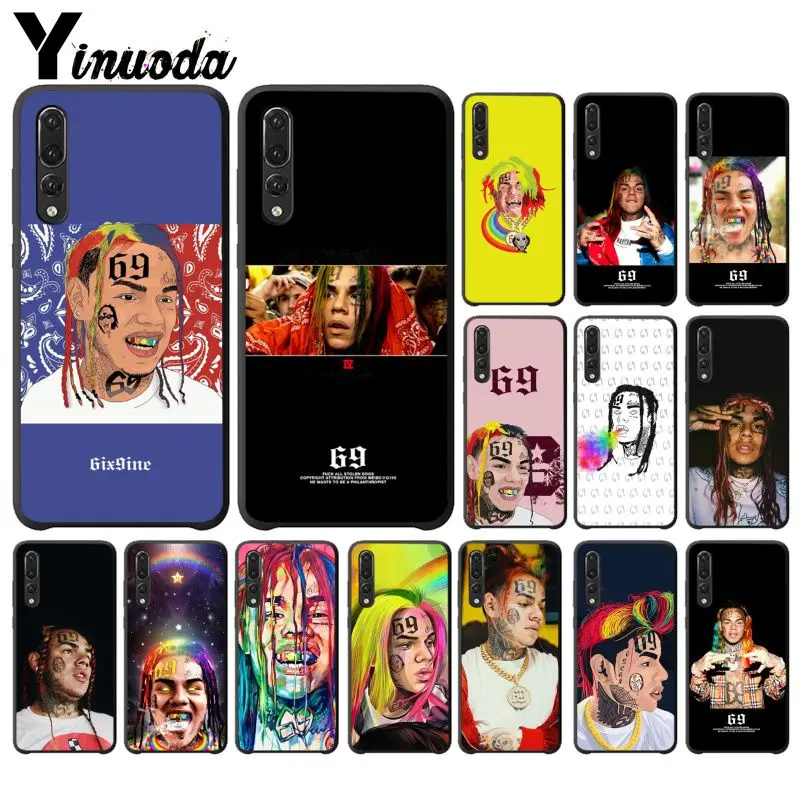 Yinuoda хип-хоп рэппер Tekashi 69 6ix9ine красивые аксессуары для телефона чехол Huawei Mate10 Lite P20