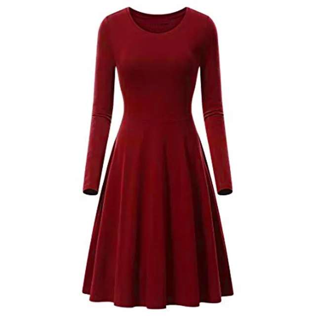 Aliexpress.com : Buy Winter Dress Women Clothes 2019 Vintage Solid Long ...